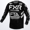 Tricou FXR Podium MX Gladiator Black White
