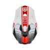 Casca carbon Acerbis Airstrike White Red