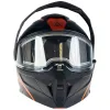 Casca snow AMOQ Ballastic Flip Up Viziera Incalzita Black Orange