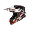 Casca Acerbis Airstrike-X Black Orange Fluo