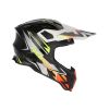 Casca Acerbis Airstrike-X Black Orange Fluo