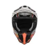 Casca Acerbis Airstrike-X Black Orange Fluo