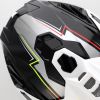 Casca Acerbis Airstrike-X Black Orange Fluo