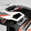 Casca Acerbis Airstrike-X Black Orange Fluo
