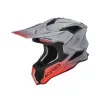 Casca Acerbis Airstrike-X Grey Red