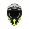 Casca Acerbis Airstrike-X Grey Yellow