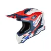 Casca Acerbis Airstrike-X White Blue Red