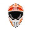 Casca carbon Acerbis Airstrike Orange White