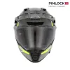 Casca Acerbis Attack Black Fluo Yellow