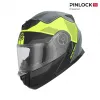 Casca modulara Acerbis Serel Black Fluo Yellow ECE 22-06
