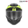 Casca modulara Acerbis Serel Black Fluo Yellow ECE 22-06