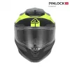 Casca modulara Acerbis Serel Black Fluo Yellow ECE 22-06