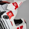 Casca carbon Acerbis Airstrike White Red