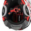Casca carbon Acerbis Airstrike White Red