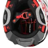 Casca carbon Acerbis Airstrike White Red