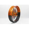 Set roti supermoto KTM 17X3.5 17X5 Orange Black XMoto