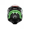 Casca Acerbis Steel Carbon 22.06 Green Red