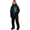 Combinezon dama snow FXR Recruit FAST Black Mint Pink insulated 23