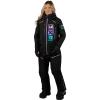 Combinezon dama snow FXR Recruit FAST Black Sky Liliak insulated 23