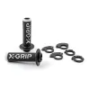 Mansoane decupate lock-on 2T/4T X-GRIP Black White
