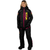 Combinezon dama snow FXR Recruit FAST Black Rasp insulated 23