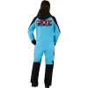 Combinezon dama snow FXR Recruit FAST Black Sky Blue insulated 23