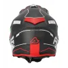 Casca Acerbis Steel Carbon 22.06 Black Red