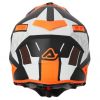 Casca Acerbis X-Track 22.06 Orange Fluo Black