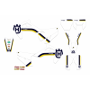 Kit stickere Husqvarna 20-22 Blackbird Blackbird Retro