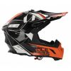 Casca Acerbis Steel Carbon White Orange