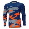 Tricou Acerbis X-Duro Winter Blue Orange