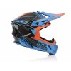 Casca Acerbis Steel Carbon Orange Blue