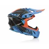 Casca Acerbis Steel Carbon Orange Blue