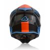 Casca Acerbis Steel Carbon Orange Blue