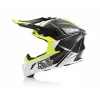 Casca Acerbis Steel Carbon White Yellow