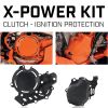 Kit protectii motor KTM 2T 250/300 17-19 Acerbis Black