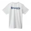 Tricou Husqvarna Basic Logo White