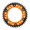 REAR SPROCKET ORANGE 46 T.