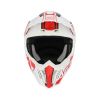 Casca carbon Acerbis Airstrike White Red