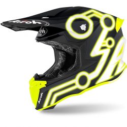 Casca Airoh Twist 2.0 Neon Yellow Matt