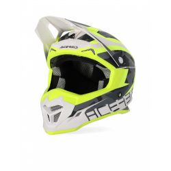 Casca Acerbis Profile 4 Yellow Fluo White
