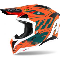 Casca Airoh Aviator 3 Rampage Orange Matt