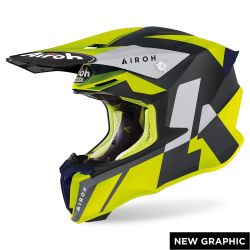 Casca Airoh Twist 2.0 Lift Yellow Gloss