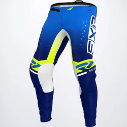 Pantaloni FXR Podium MX Blue Fluo Yellow