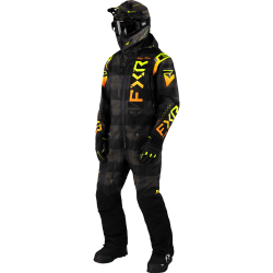 Combinezon snowmobil FXR Helium Insulated Black Plaied Inferno 23