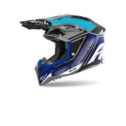 Casca Airoh Aviator 3 League Blue Gloss