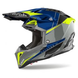 Casca Airoh Aviator 3 Push Blue