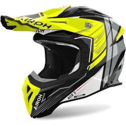 Casca Airoh Aviator Ace 2 Engine Yellow Gloss