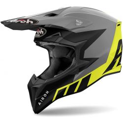 Casca Airoh Wraaap Reloaded Yellow Matt
