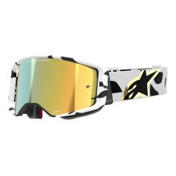 Ochelari Alpinestars Supertech Corp White Gold Mirror